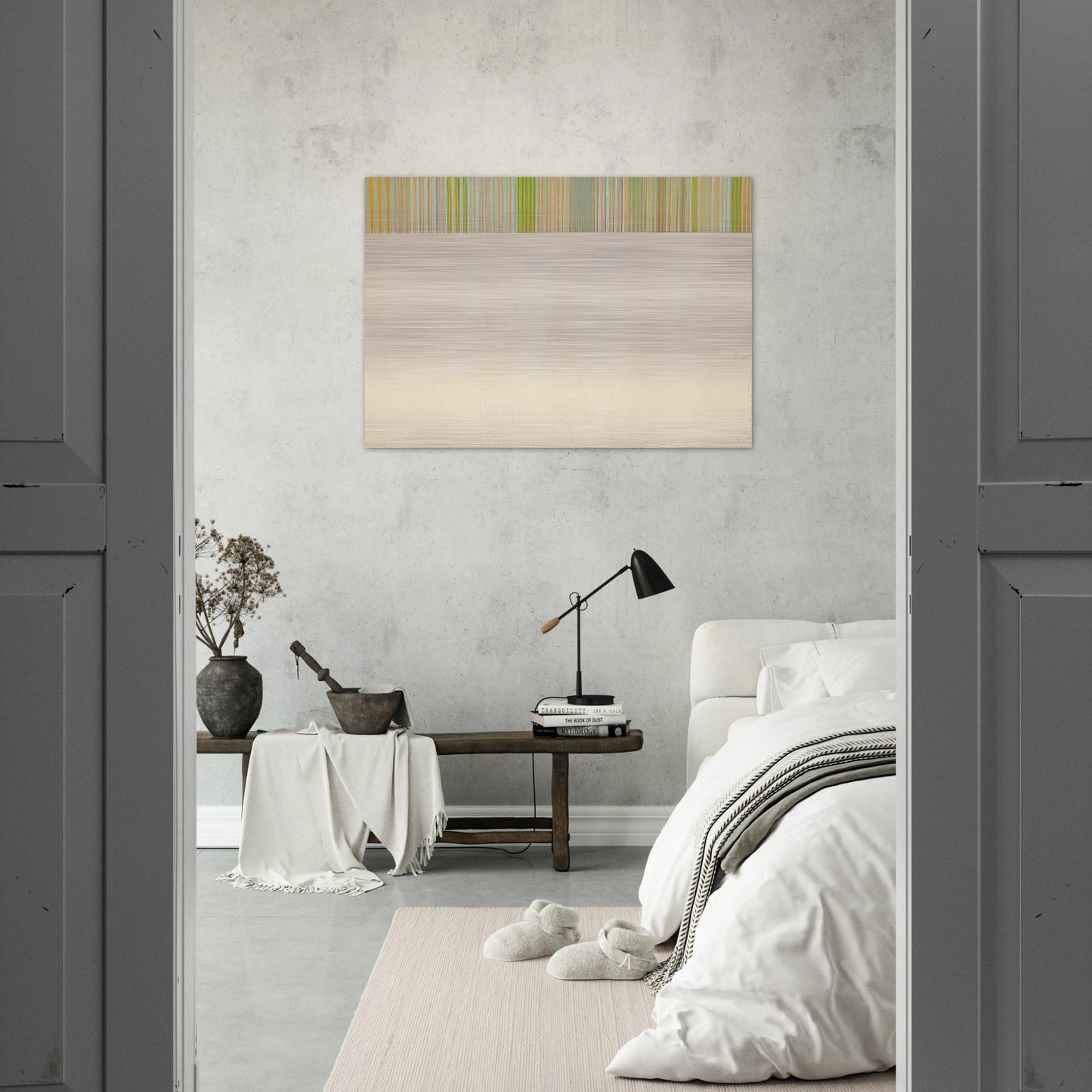 Treble - 1975 - Gene Davis Brushed Aluminum Print - 70x100 cm / 28x40 inches | Gene Davis Aluminum Print | Gene Davis Prints