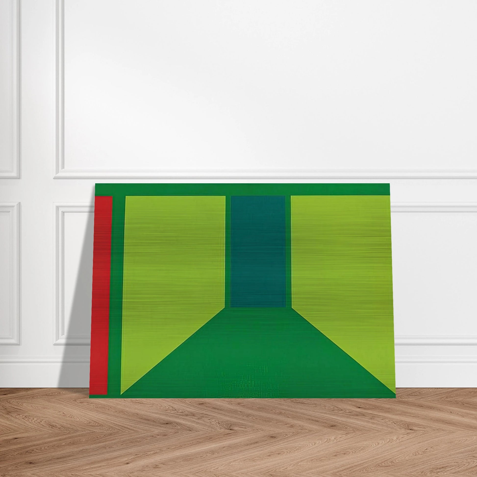 Corridor - 1960 - Karl Benjamin Brushed Aluminum Print - 70x100 cm / 28x40 inches | Karl Benjamin Aluminum Print | Karl Benjamin Prints