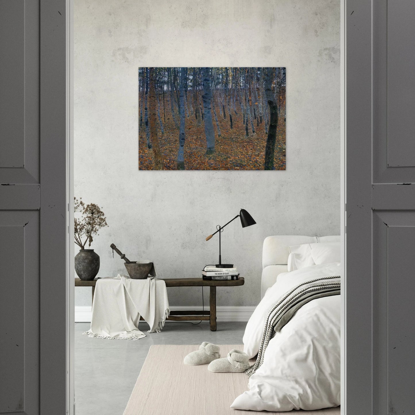 BEECH GROVE I - Gustav Klimt Brushed Aluminum Print - 70x100 cm / 28x40 inches | Gustav Klimt Aluminum Print | Gustav Klimt Prints