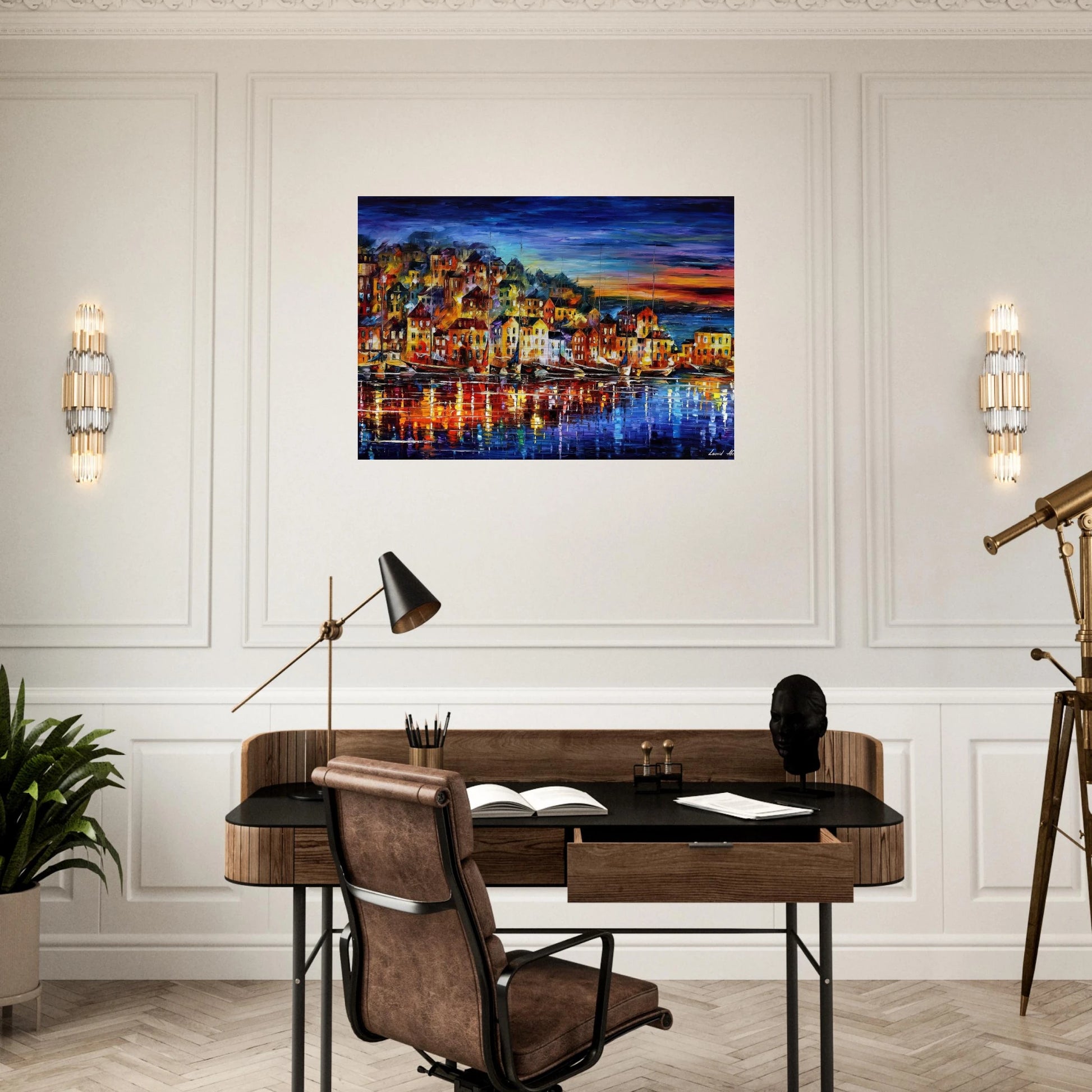 Leonid Afremov - Leonid Afremov Brushed Aluminum Print - 70x100 cm / 28x40 inches | Leonid Afremov Aluminum Print | Leonid Afremov Prints