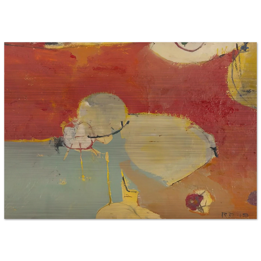 Untitled #2 Sausalito - Richard Diebenkorn Brushed Aluminum Print - 70x100 cm / 28x40 inches | Richard Diebenkorn Aluminum Print | Richard Diebenkorn Prints