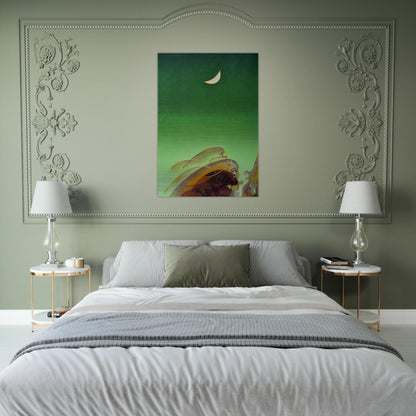 Spring Moon - 1942 - Agnes Lawrence Pelton Brushed Aluminum Print - 70x100 cm / 28x40 inches | Agnes Lawrence Pelton Aluminum Print | Agnes Lawrence Pelton Prints