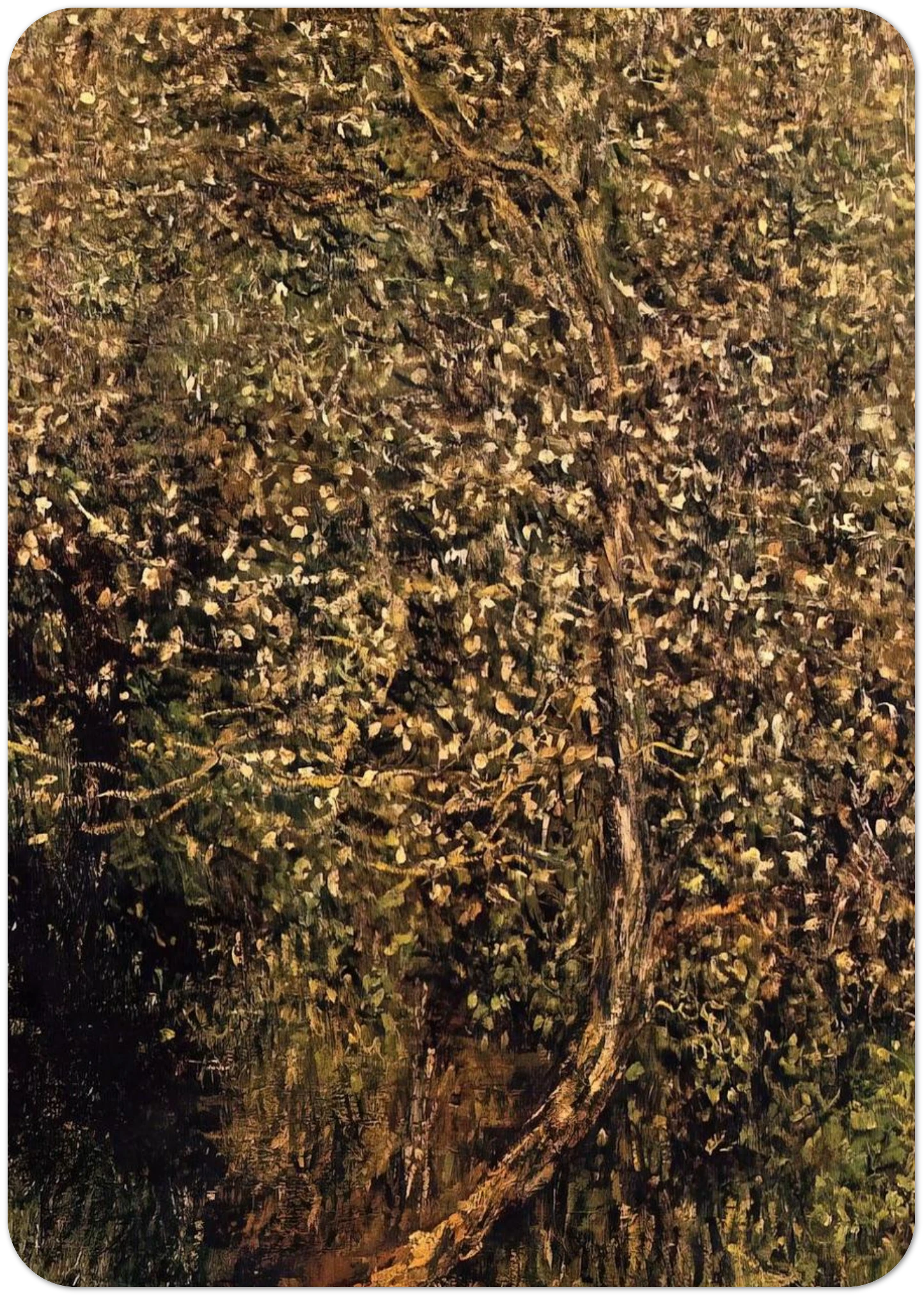 Apple Trees in Blossom by the Water By claude monet Pack of 10 Post Cards | claude monet Post Cards | A6 (10.5 x 14.8 cm) - 4.1 x 5.8 inches