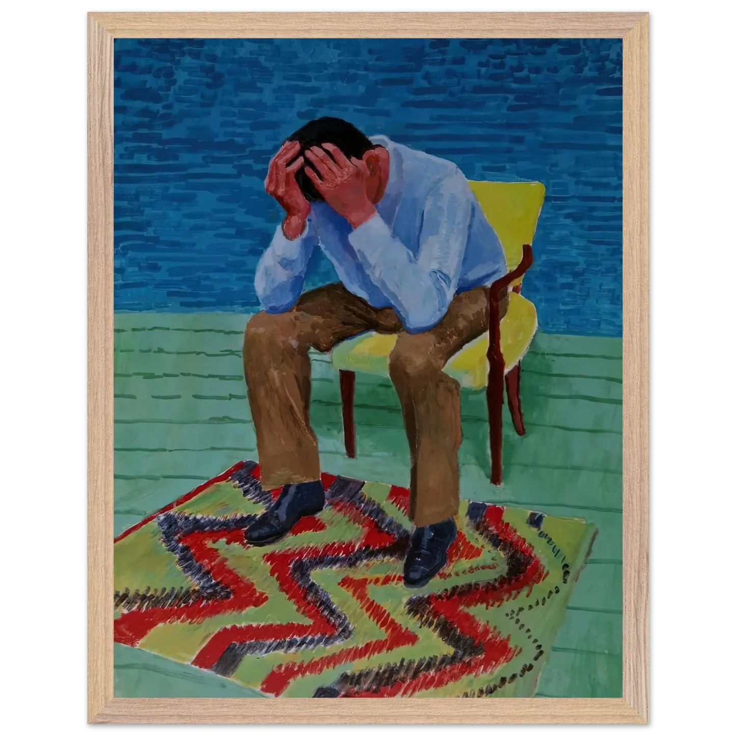 David Hockney - David Hockney Wall art - 27x35 cm / 11x14 Inches - Fine Art Poster - -