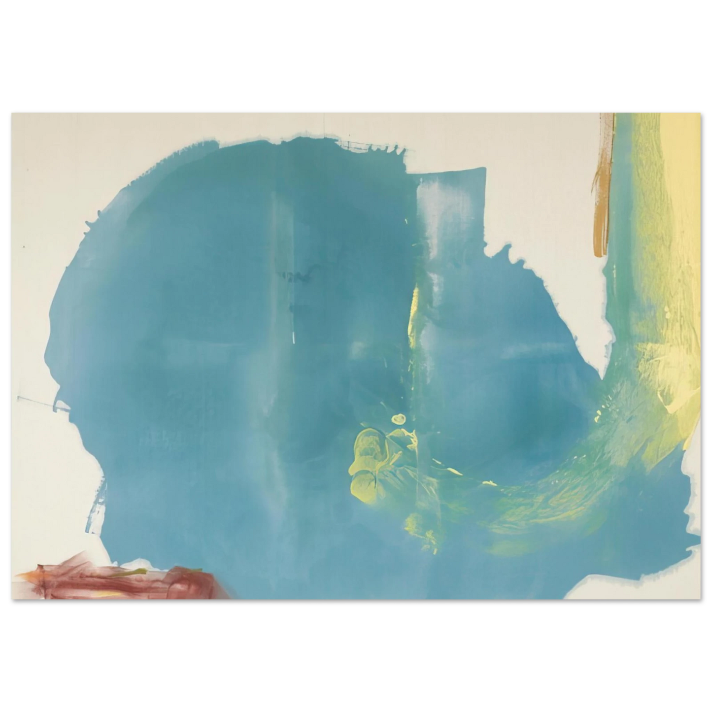 Helen Frankenthaler - Where Necessary - 1977 Wall art - 50x70 cm / 20x28 inches - Fine Art Poster-canvas - -