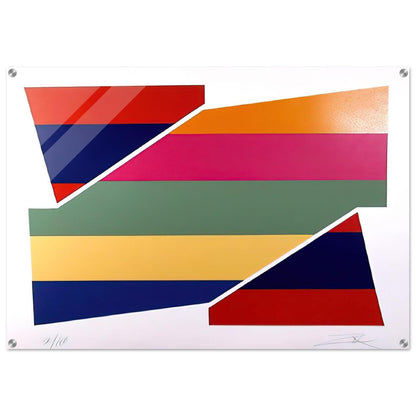 Rotation I - 1980 - Larry Zox Acrylic Print - 70x100 cm / 28x40″ inches