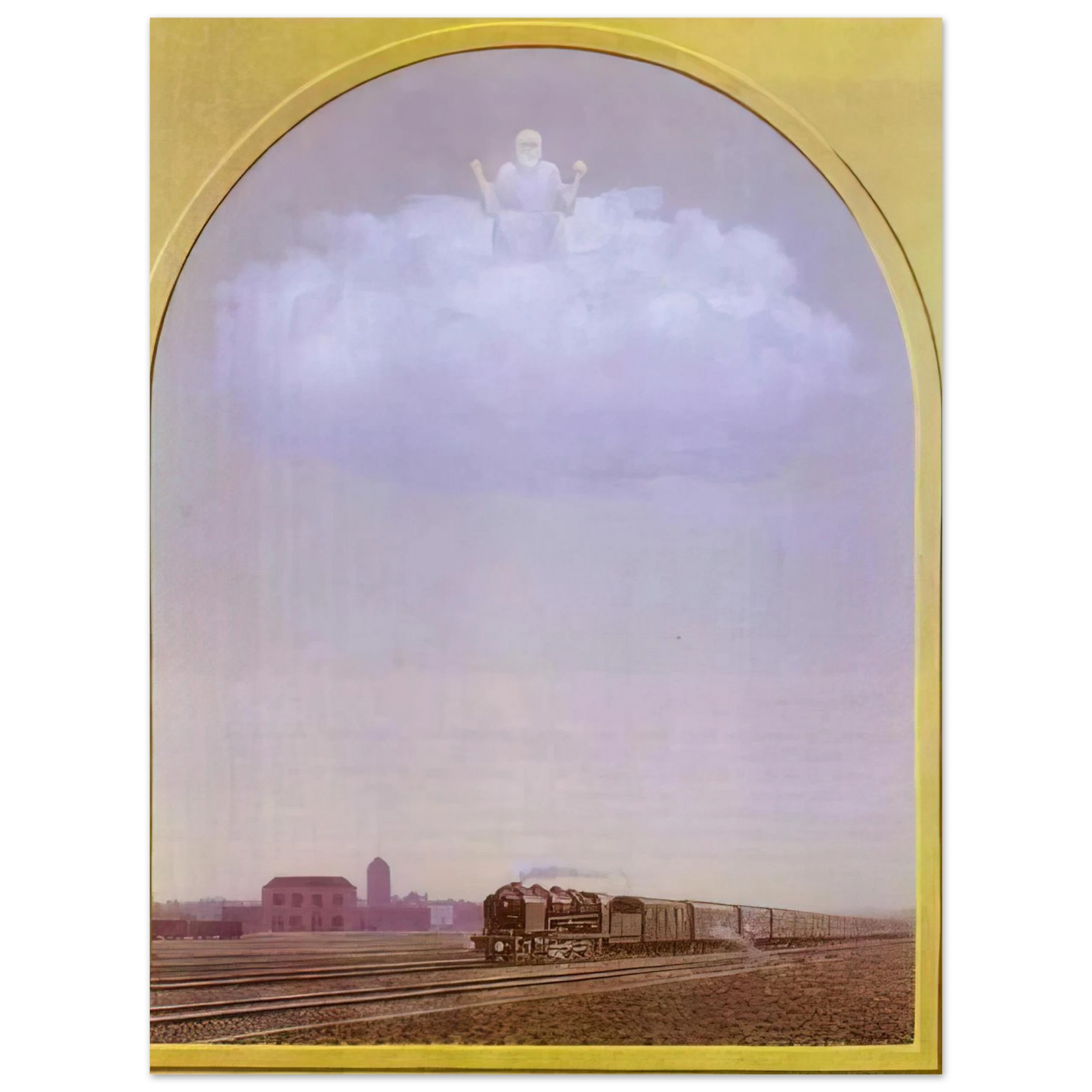 Rene Magritte - THE NIGHTINGALE 1962  75x100 cm / 30x40inches Fine Art Poster