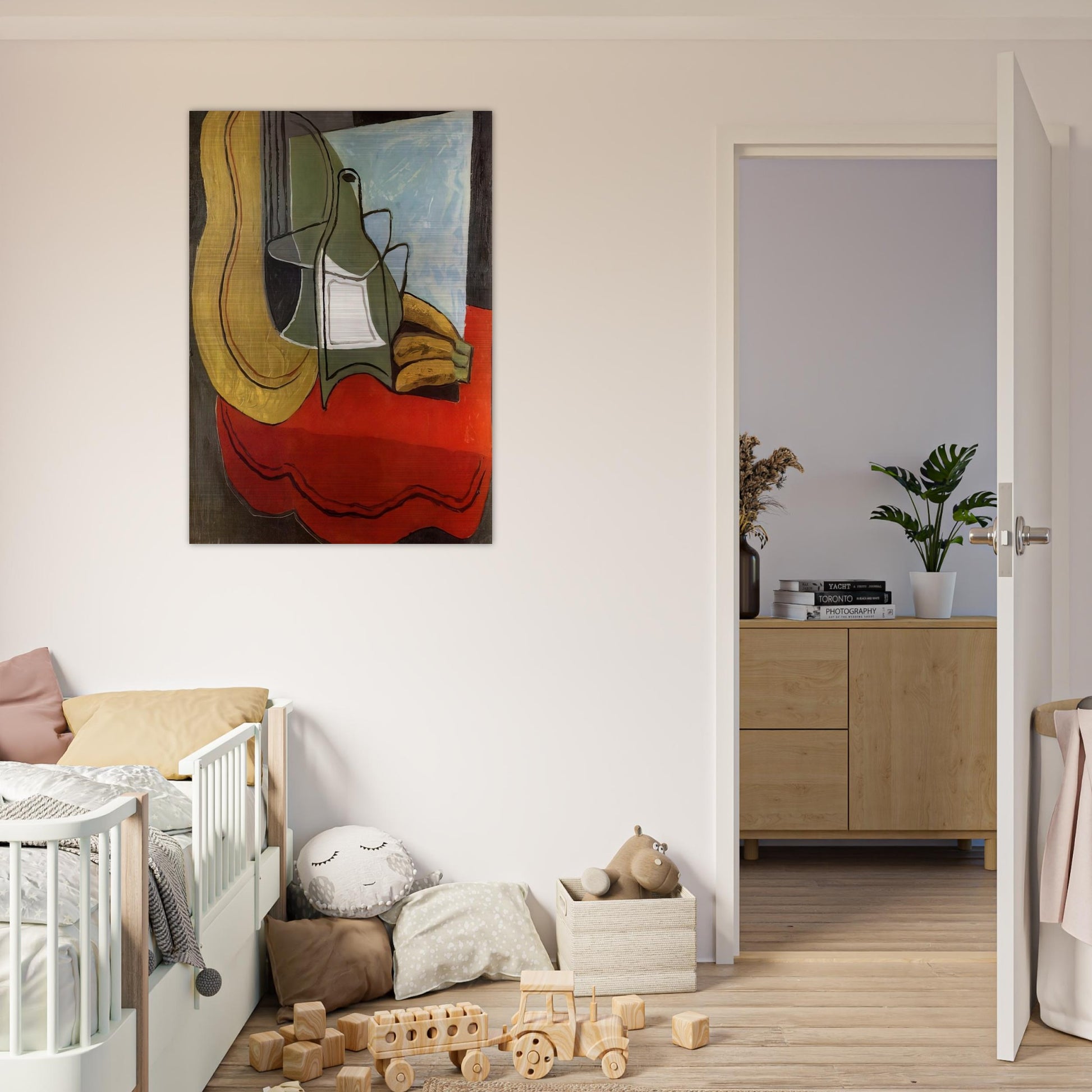 BANANAS - Juan Gris Brushed Aluminum Print - 70x100 cm / 28x40 inches | Juan Gris Aluminum Print | Juan Gris Prints