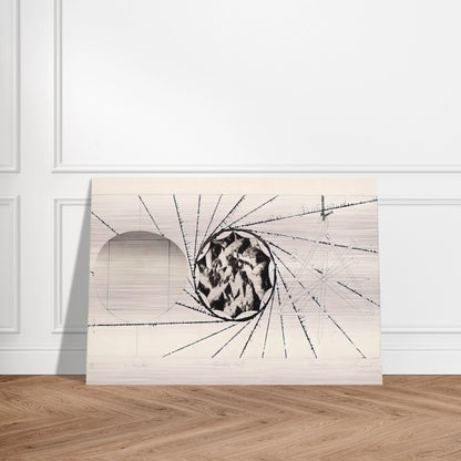 Sunglasses - Landing Net - Triangle - James Rosenquist Brushed Aluminum Print - 70x100 cm / 28x40 inches | James Rosenquist Aluminum Print | James Rosenquist Prints