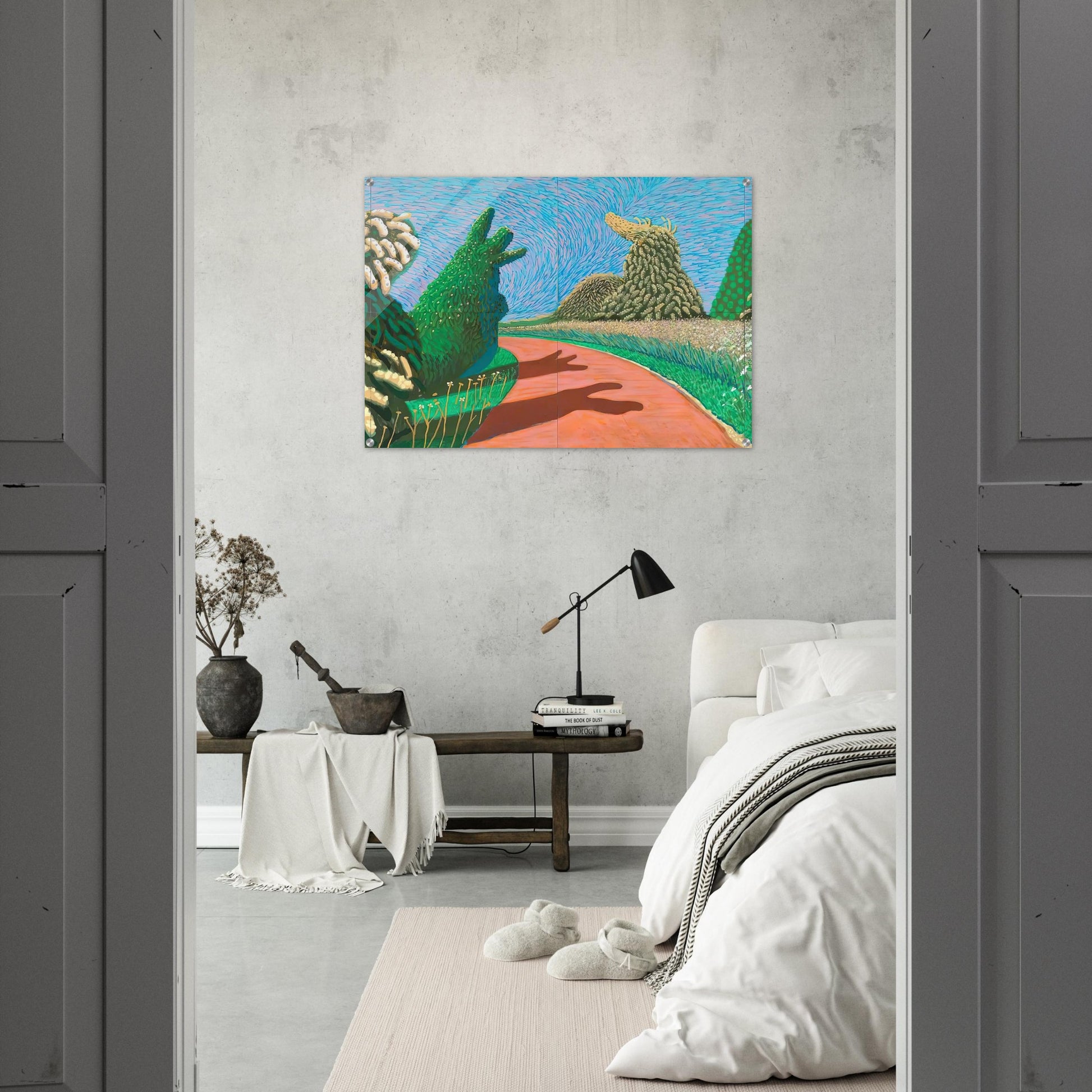 David Hockney - David Hockney Acrylic Print - 70x100 cm / 28x40″ inches | David Hockney Art | Artwork by David Hockney