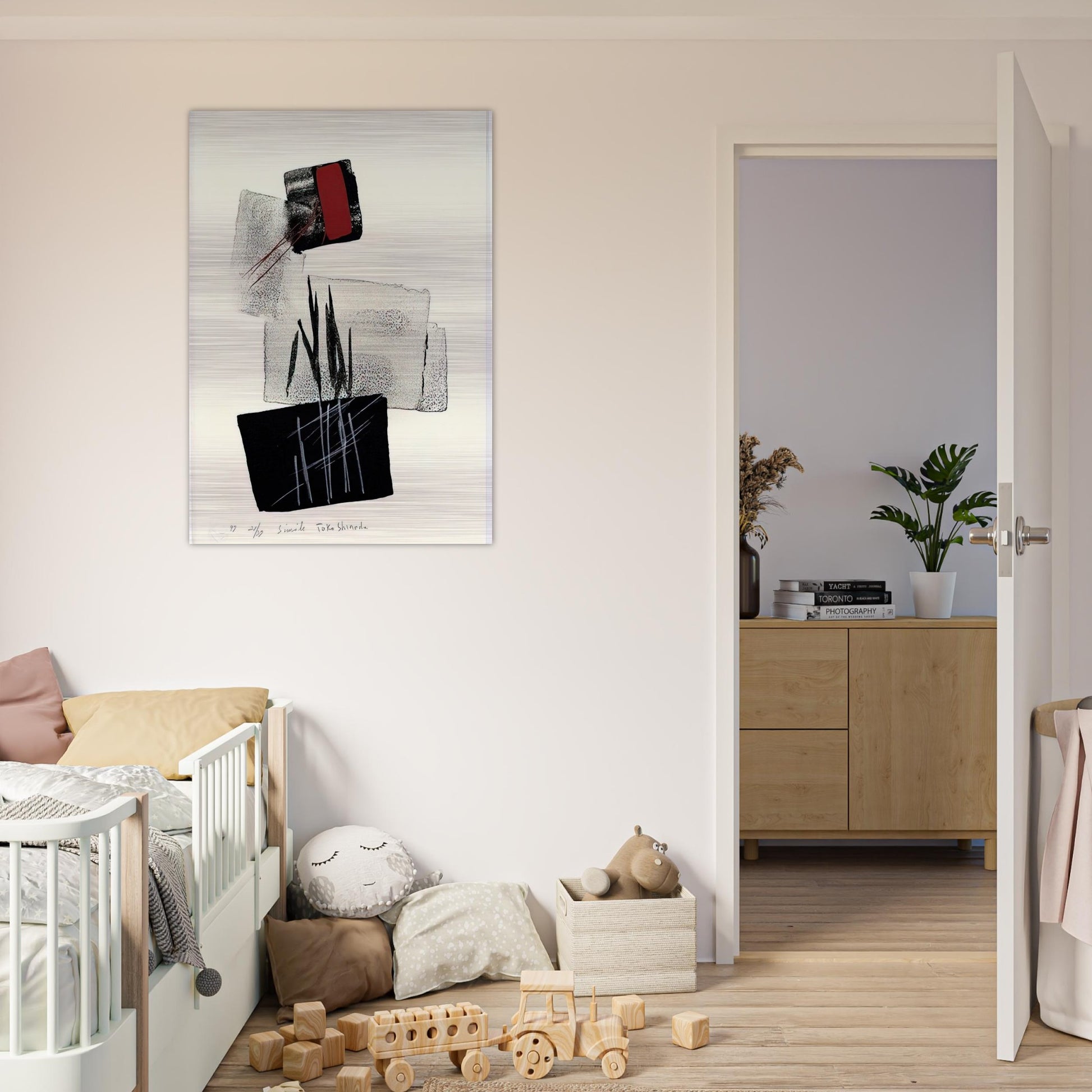 Simile - 1997 - Toko Shinoda Brushed Aluminum Print - 70x100 cm / 28x40 inches | Toko Shinoda Aluminum Print | Toko Shinoda Prints