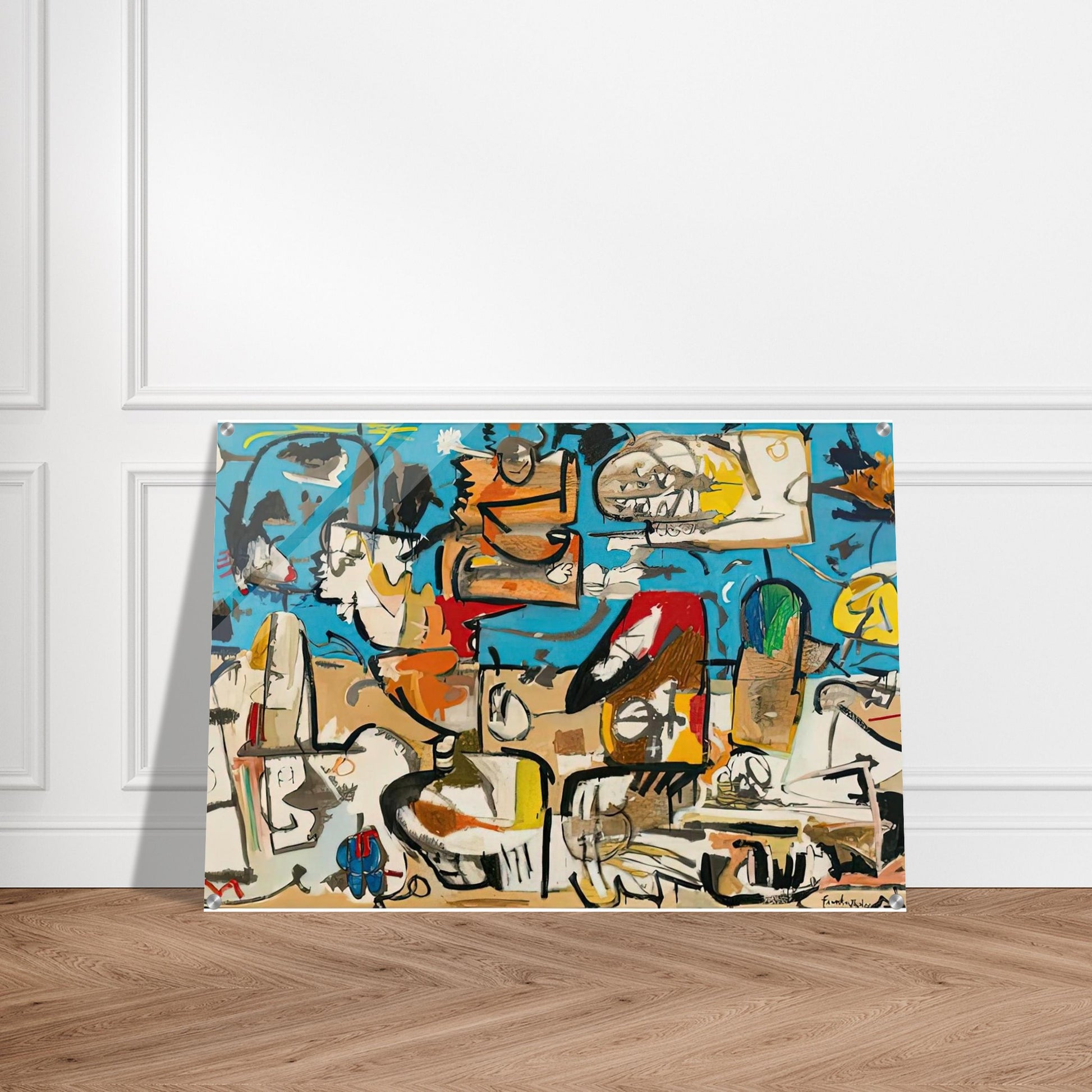 Untitled, 1951- - Helen Frankenthaler Acrylic Print - 70x100 cm / 28x40″ inches | Helen Frankenthaler Wall Art | Helen Frankenthaler Prints