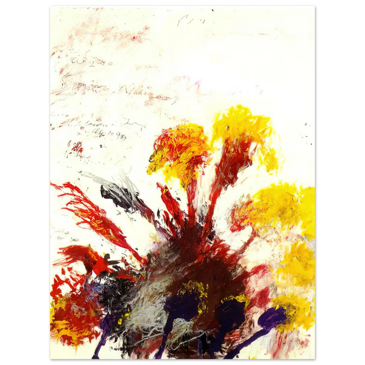 Cy Twombly - Summer Madness  75x100 cm / 30x40inches Fine Art Poster