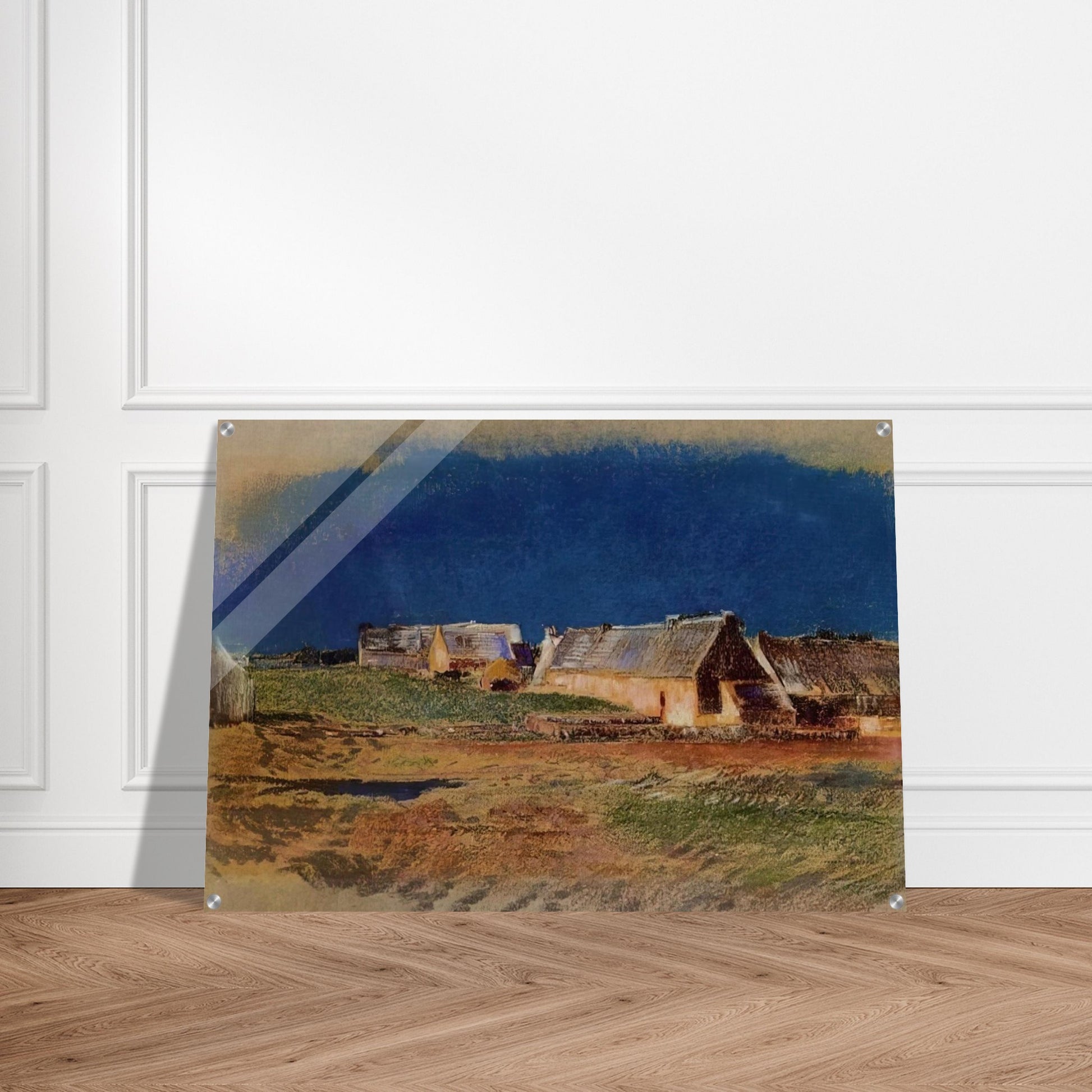 LANDSCAPE IN BRITTANY PEYRELEBADE - Odilon Redon Acrylic Print - 70x100 cm / 28x40″ inches