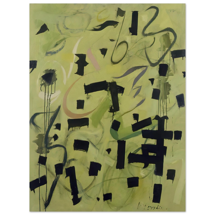 Bradley Walker Tomlin - Number 12 - 1949  75x100 cm / 30x40inches Fine Art Poster