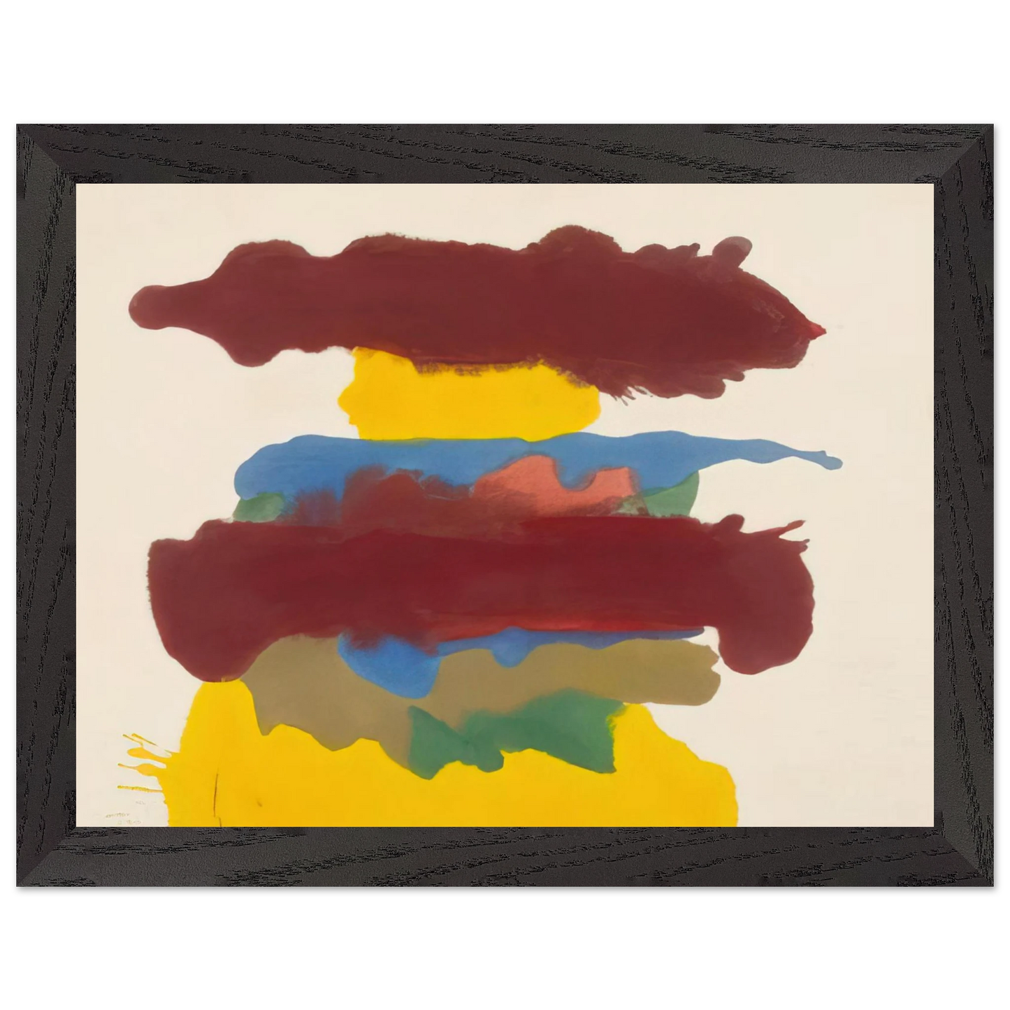 Helen Frankenthaler - Weather Change - 1963 Wall art - 40x50 cm / 16x20 inches - Fine Art Poster-canvas - -