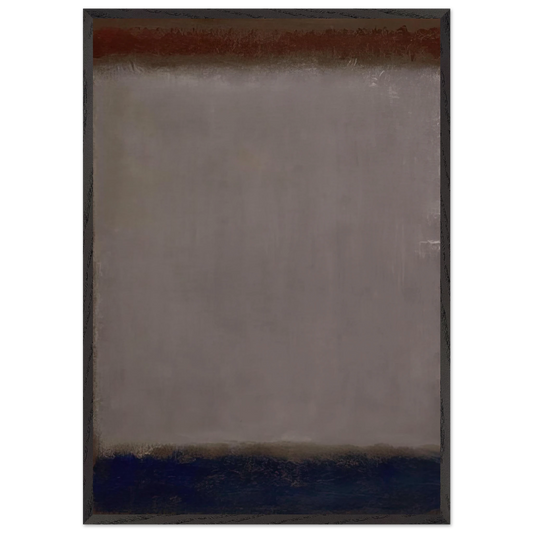 Lavender and Mulberry - 1959 - Mark Rothko 70x100 cm / 28x40 inches Framed Art Print – Black Wooden Frame