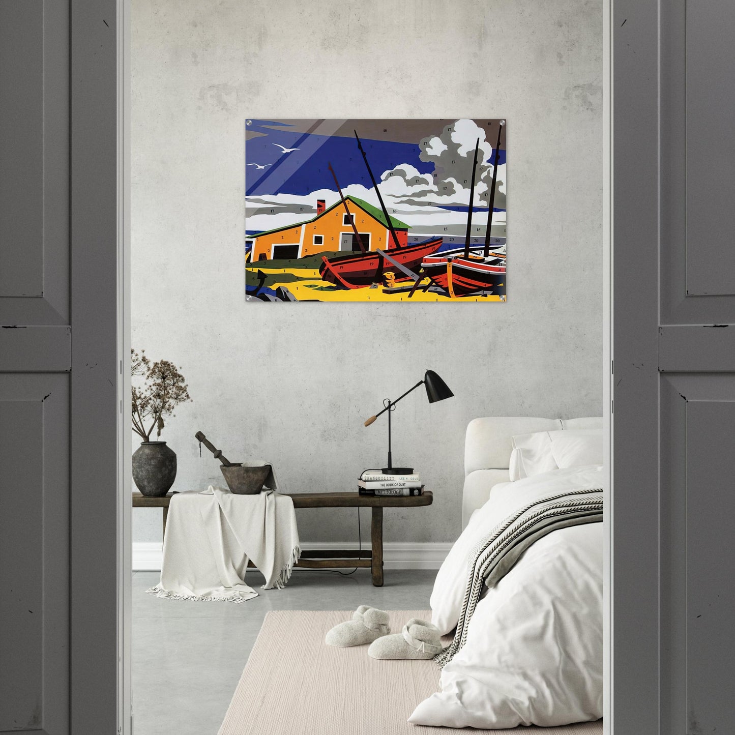 Do It Yourself  Seascape  - Andy Warhol Acrylic Print - 70x100 cm / 28x40″ inches