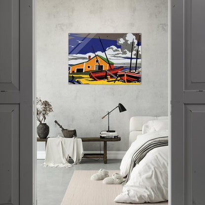 Do It Yourself  Seascape  - Andy Warhol Acrylic Print - 70x100 cm / 28x40″ inches