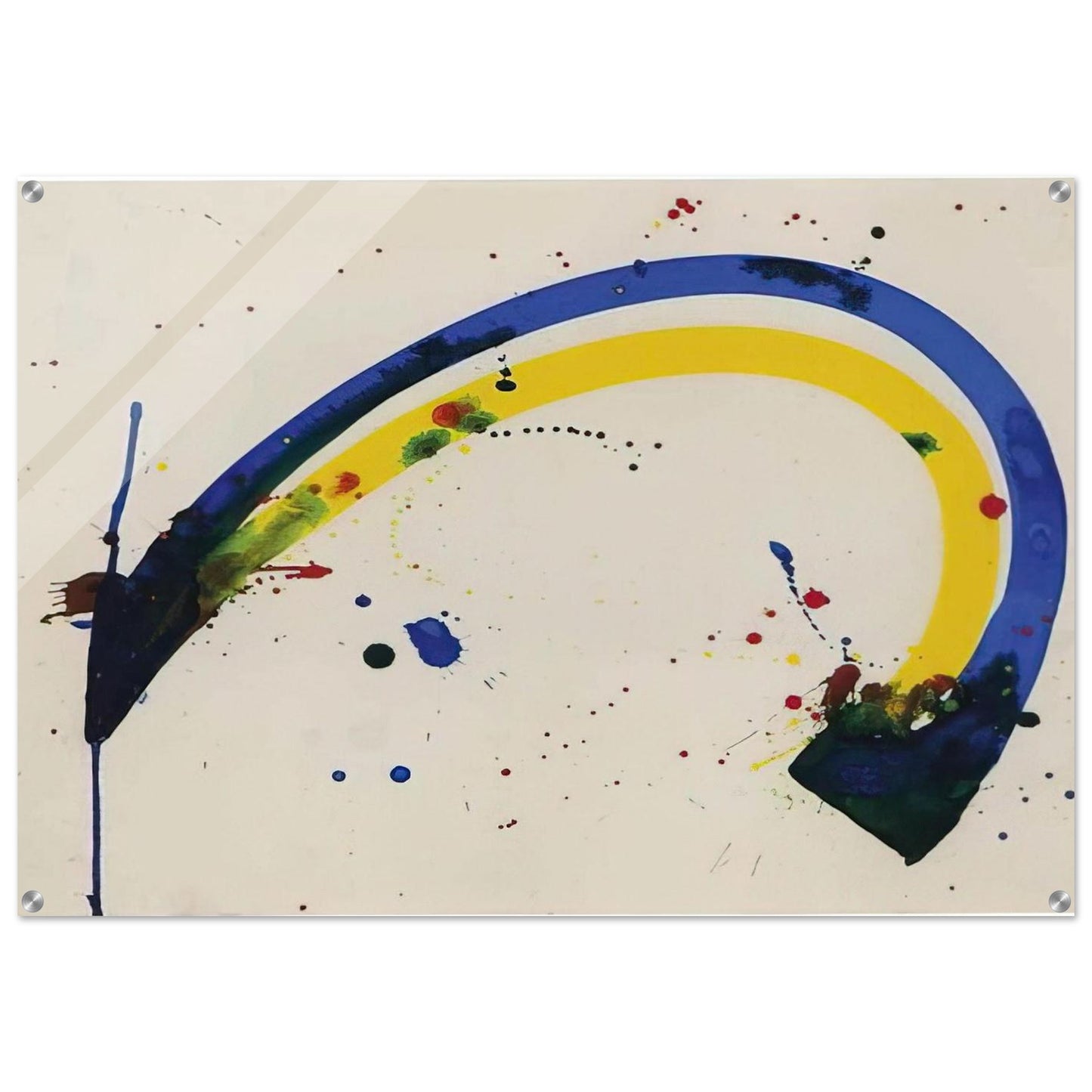 Untitled  SF66-006  - Sam Francis Acrylic Print - 70x100 cm / 28x40″ inches