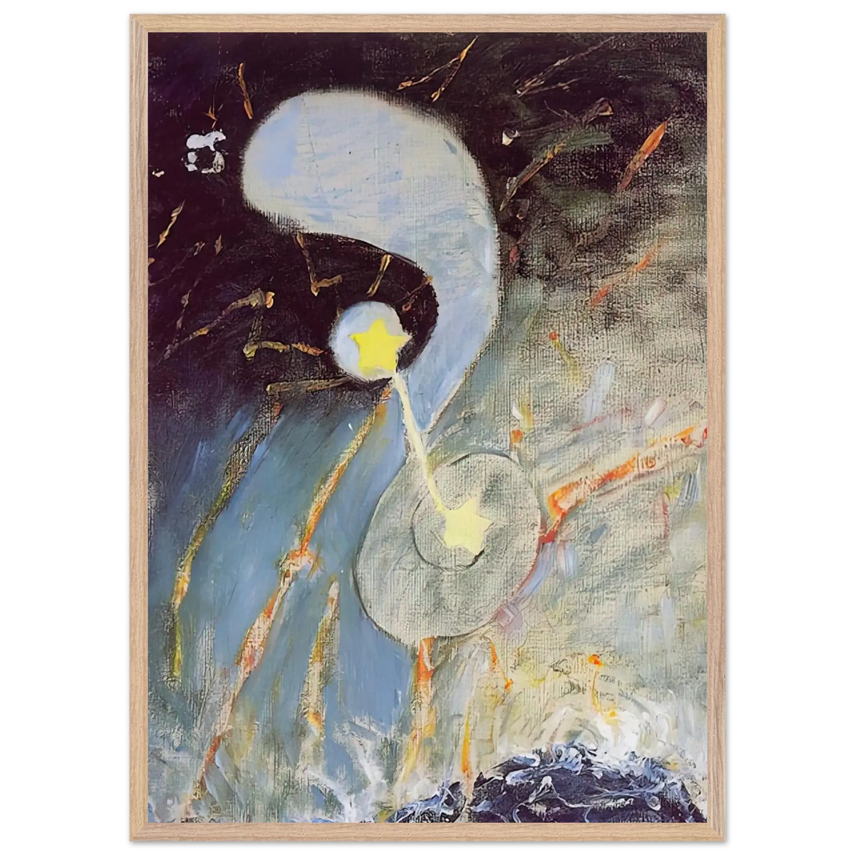 Hilma af Klint - CHAOS NR 2 1906 Wall art - 27x35 cm / 11x14 Inches - Fine Art Poster - -