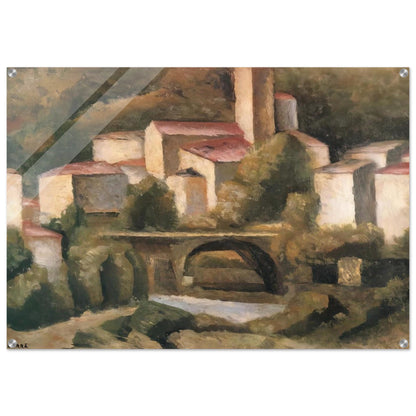 SAN GIACOMO DI VARALLO 1924 - Carlo Carra Acrylic Print - 70x100 cm / 28x40″ inches | Carlo Carra Wall Art | Carlo Carra Prints