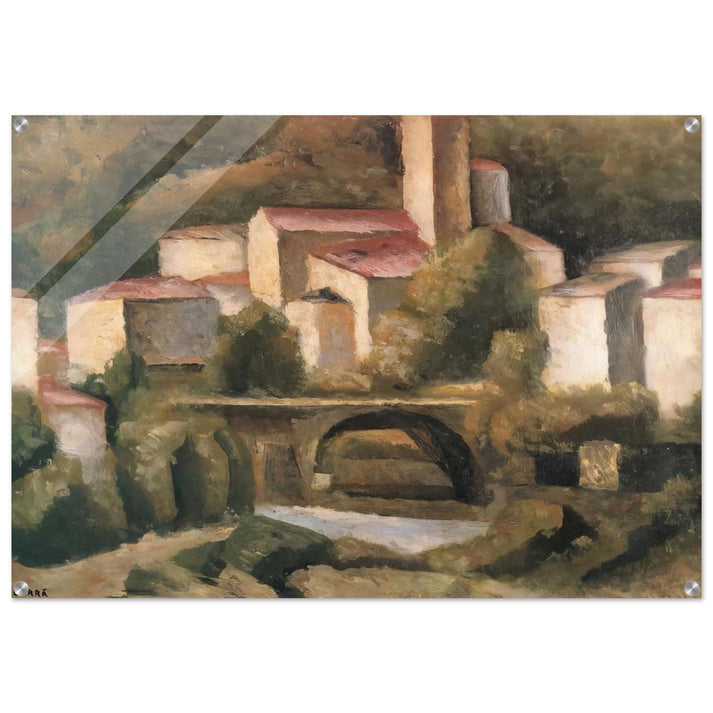 SAN GIACOMO DI VARALLO 1924 - Carlo Carra Acrylic Print - 70x100 cm / 28x40″ inches | Carlo Carra Wall Art | Carlo Carra Prints