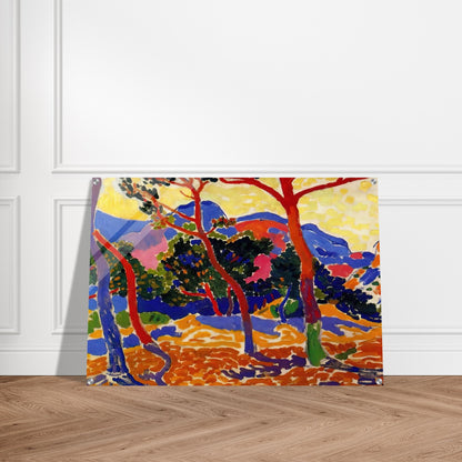 THE TREES - Andre Derain Acrylic Print - 70x100 cm / 28x40″ inches | Andre Derain Wall Art | Andre Derain Prints