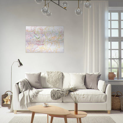 POLYTROPOS 1982 - Nancy Graves Brushed Aluminum Print - 70x100 cm / 28x40 inches | Nancy Graves Aluminum Print | Nancy Graves Prints