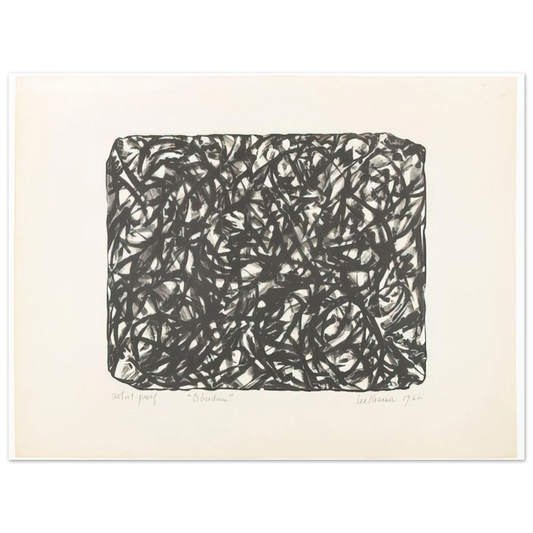 Lee Krasner - Obsidian  75x100 cm / 30x40inches Fine Art Poster