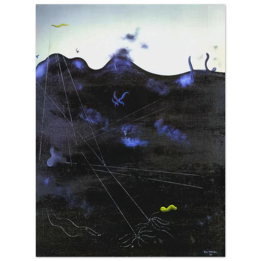 Yves Tanguy - Blue Bed  75x100 cm / 30x40inches Fine Art Poster