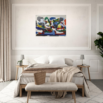 Adventure II - 1963 - Robert Goodnough Acrylic Print - 70x100 cm / 28x40″ inches | Robert Goodnough Wall Art | Robert Goodnough Prints