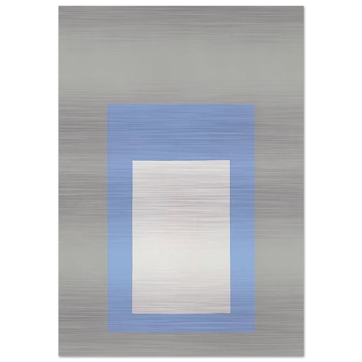 HOMAGE TO THE SQUARE GREEK ISLAND 1957 - Josef Albers Brushed Aluminum Print - 70x100 cm / 28x40 inches | Josef Albers Aluminum Print | Josef Albers Prints