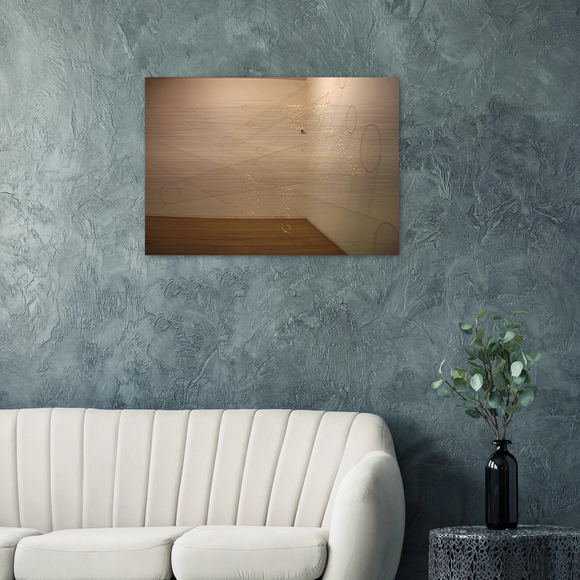 Web #1 B - 2002 - Lygia Pape Brushed Aluminum Print - 70x100 cm / 28x40 inches | Lygia Pape Aluminum Print | Lygia Pape Prints