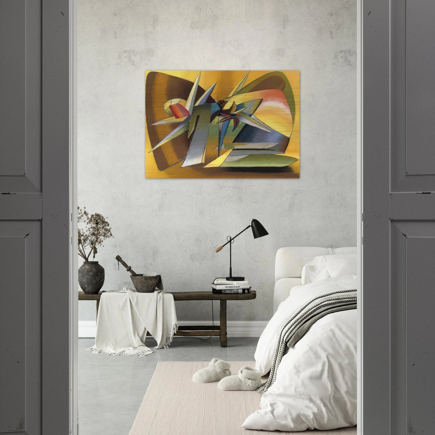The Desert - 1938 - John Ferren Brushed Aluminum Print - 70x100 cm / 28x40 inches | John Ferren Aluminum Print | John Ferren Prints
