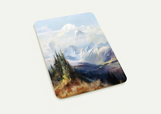 Mount McKinley in Mist - Romanticism By Sydney Laurence Pack of 10 Post Cards | Sydney Laurence Post Cards | A6 (10.5 x 14.8 cm) - 4.1 x 5.8 inches