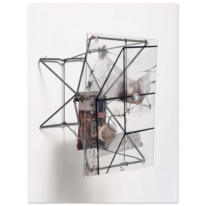 Robert Rauschenberg - DRY CELL 1963  75x100 cm / 30x40inches Fine Art Poster