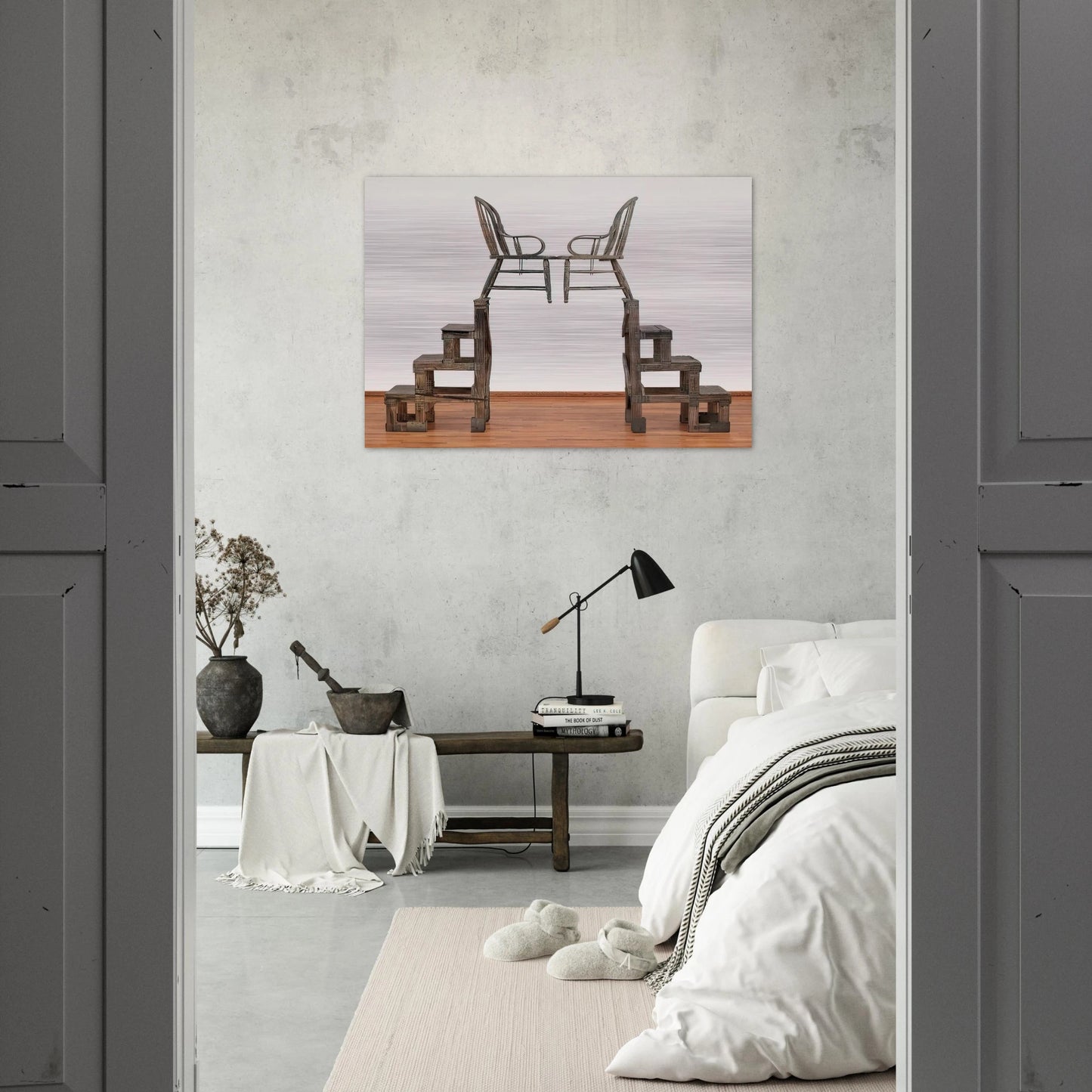 THE ANCIENT INCIDENT KABAL AMERICAN ZEPHYR 1981 - Robert Rauschenberg Brushed Aluminum Print - 70x100 cm / 28x40 inches | Robert Rauschenberg Aluminum Print | Robert Rauschenberg Prints
