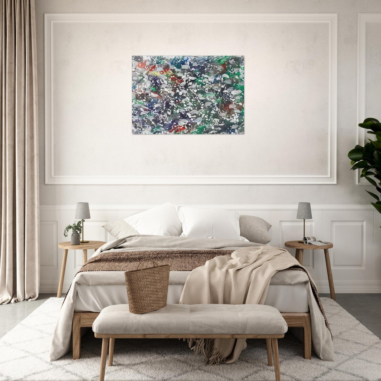 Neigeoliale - Marcel Barbeau Acrylic Print - 70x100 cm / 28x40″ inches