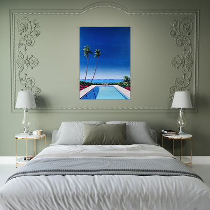 Watermelon Pool - Hiroshi Nagai Brushed Aluminum Print - 70x100 cm / 28x40 inches | Hiroshi Nagai Aluminum Print | Hiroshi Nagai Prints