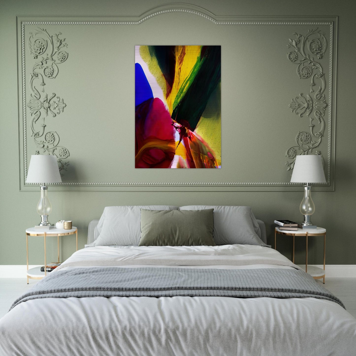 Phenomena Phoenix Equinox - Paul Jenkins Brushed Aluminum Print - 70x100 cm / 28x40 inches | Paul Jenkins Aluminum Print | Paul Jenkins Prints