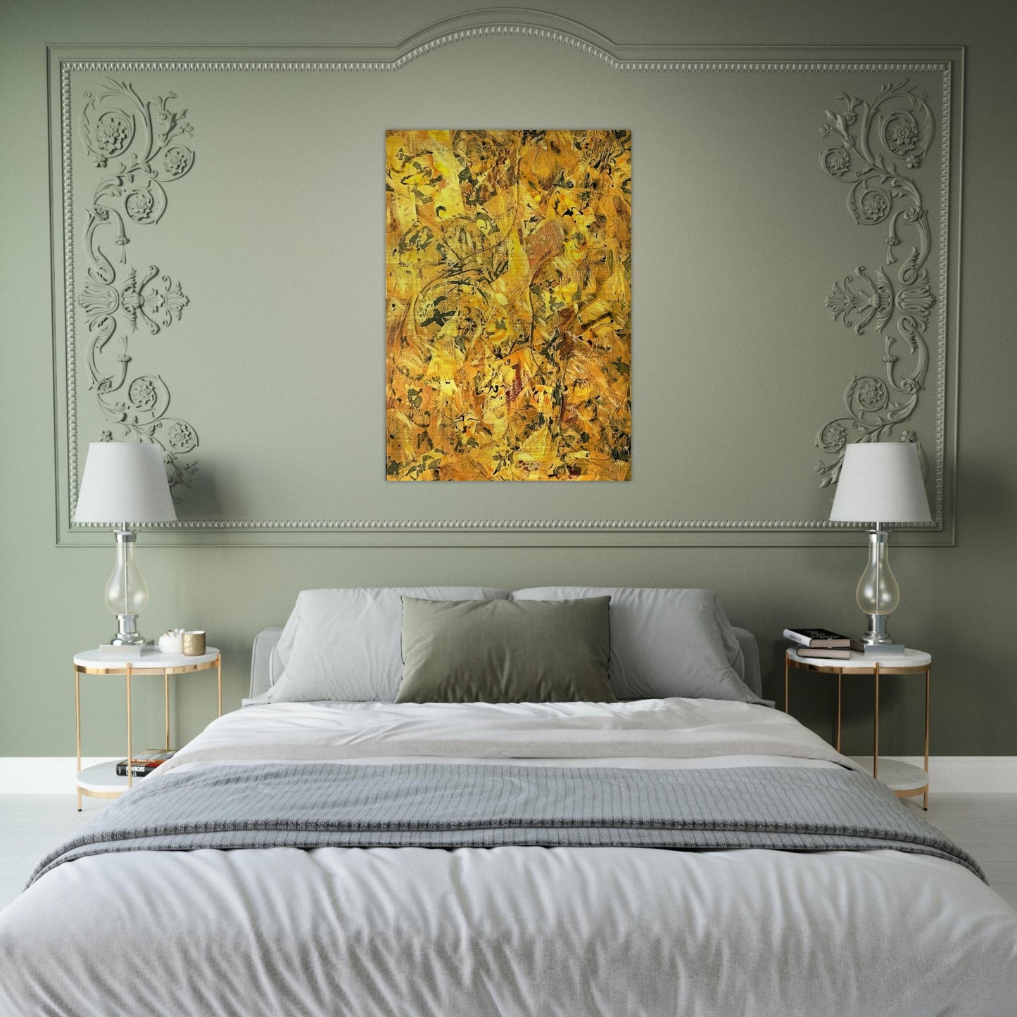 NUMBER 2 - Jackson Pollock Brushed Aluminum Print - 70x100 cm / 28x40 inches | Jackson Pollock Aluminum Print | Jackson Pollock Prints