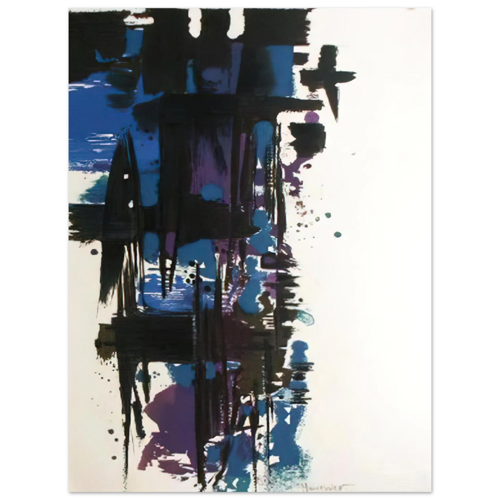 Alfred Manessier - Illustration from 'Elegie pour Martin Luther King' - 1978  75x100 cm / 30x40inches Fine Art Poster