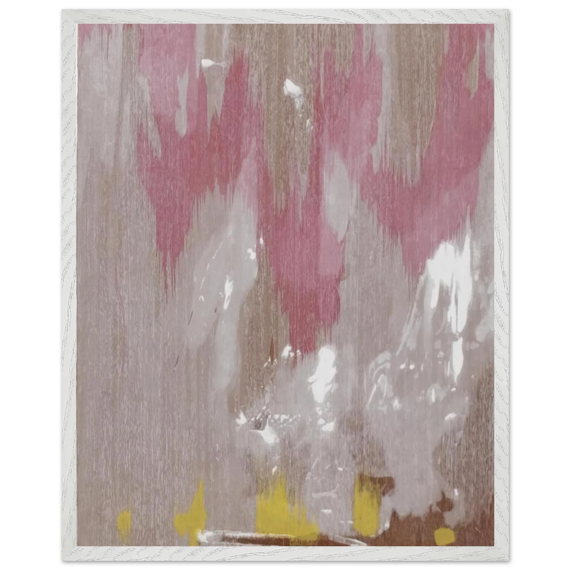 Helen Frankenthaler - Tales of Genji IV - 1998 Wall art - 30x40 cm / 12x16 inches - Premium Wooden Framed Poster With Fine Art Paper-canvas - Wood frame