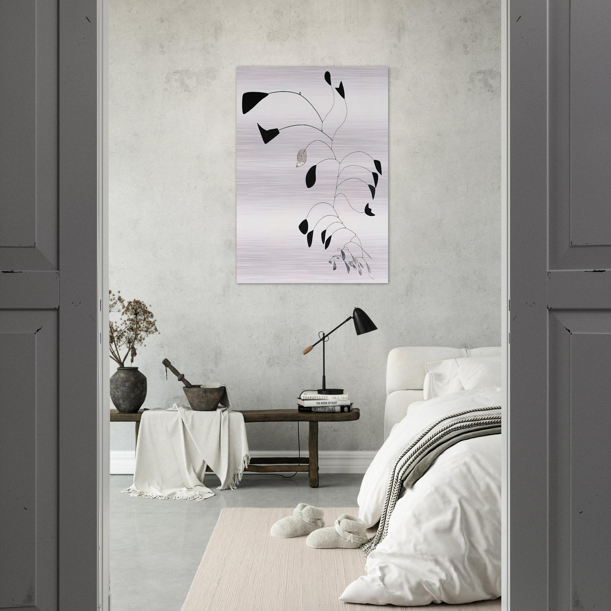 ARC OF PETALS 1941 - Alexander Calder Brushed Aluminum Print - 70x100 cm / 28x40 inches | Alexander Calder Aluminum Print | Alexander Calder Prints
