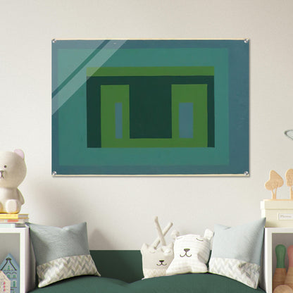 VARIANT ADOBE 1956 - Josef Albers Acrylic Print - 70x100 cm / 28x40″ inches