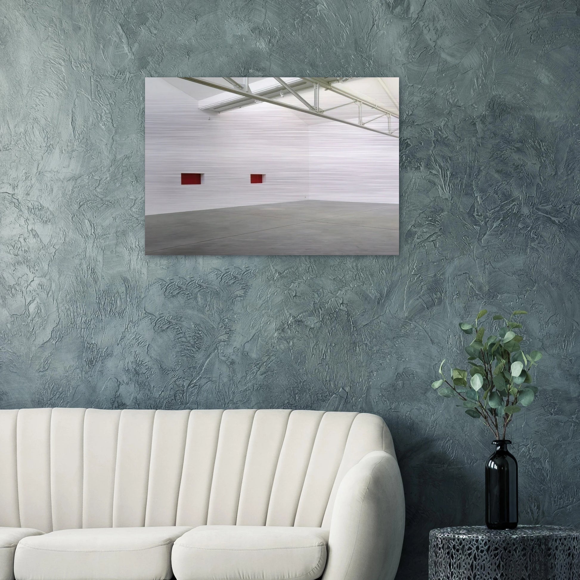 Untitled Wall Work - 1992 - Donald Judd Brushed Aluminum Print - 70x100 cm / 28x40 inches | Donald Judd Aluminum Print | Donald Judd Prints