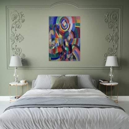 ELECTRIC PRISMS 1 - Sonia Delaunay Brushed Aluminum Print - 70x100 cm / 28x40 inches | Sonia Delaunay Aluminum Print | Sonia Delaunay Prints