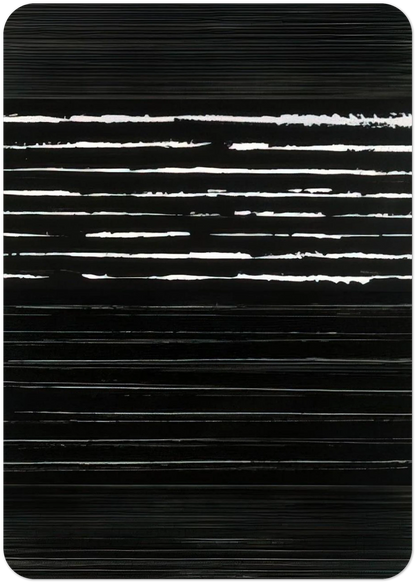 Peinture 324 x 181 cm, 14 mars 1999 Polyptyque - 1999 By Pierre Soulages Pack of 10 Post Cards | Pierre Soulages Post Cards | A6 (10.5 x 14.8 cm) - 4.1 x 5.8 inches