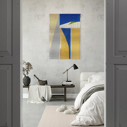 Ocean Park #32 - Richard Diebenkorn Brushed Aluminum Print - 70x100 cm / 28x40 inches | Richard Diebenkorn Aluminum Print | Richard Diebenkorn Prints